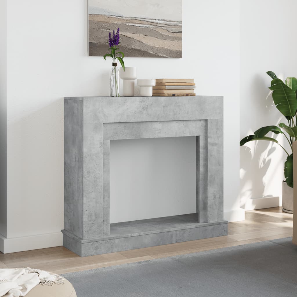 Peisramme betonggrå 100x30x87,5 cm konstruert tre