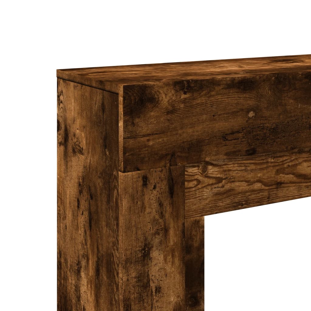 Peisramme røkt eik 100x30x87,5 cm konstruert tre