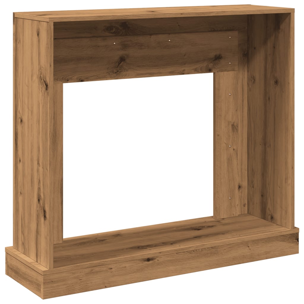Peisramme artisan eik 100x30x87,5 cm konstruert tre