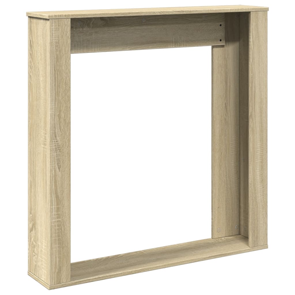 Peisramme sonoma eik 100x20x100 cm konstruert tre