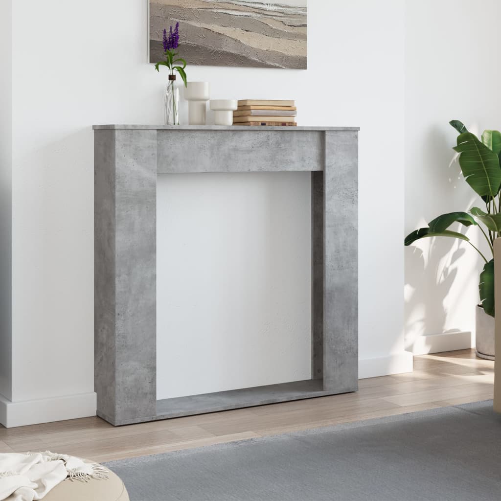 Peisramme betonggrå 100x20x100 cm konstruert tre