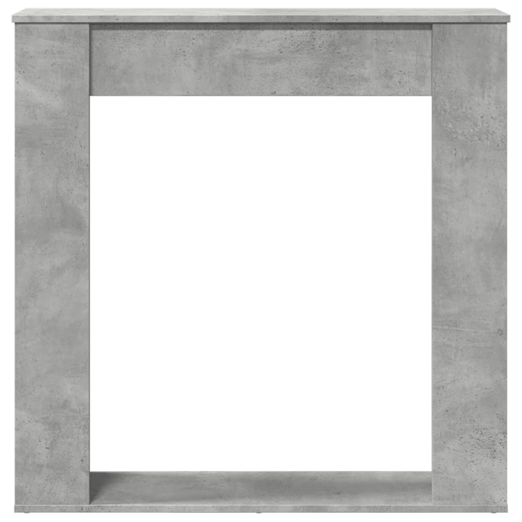 Peisramme betonggrå 100x20x100 cm konstruert tre