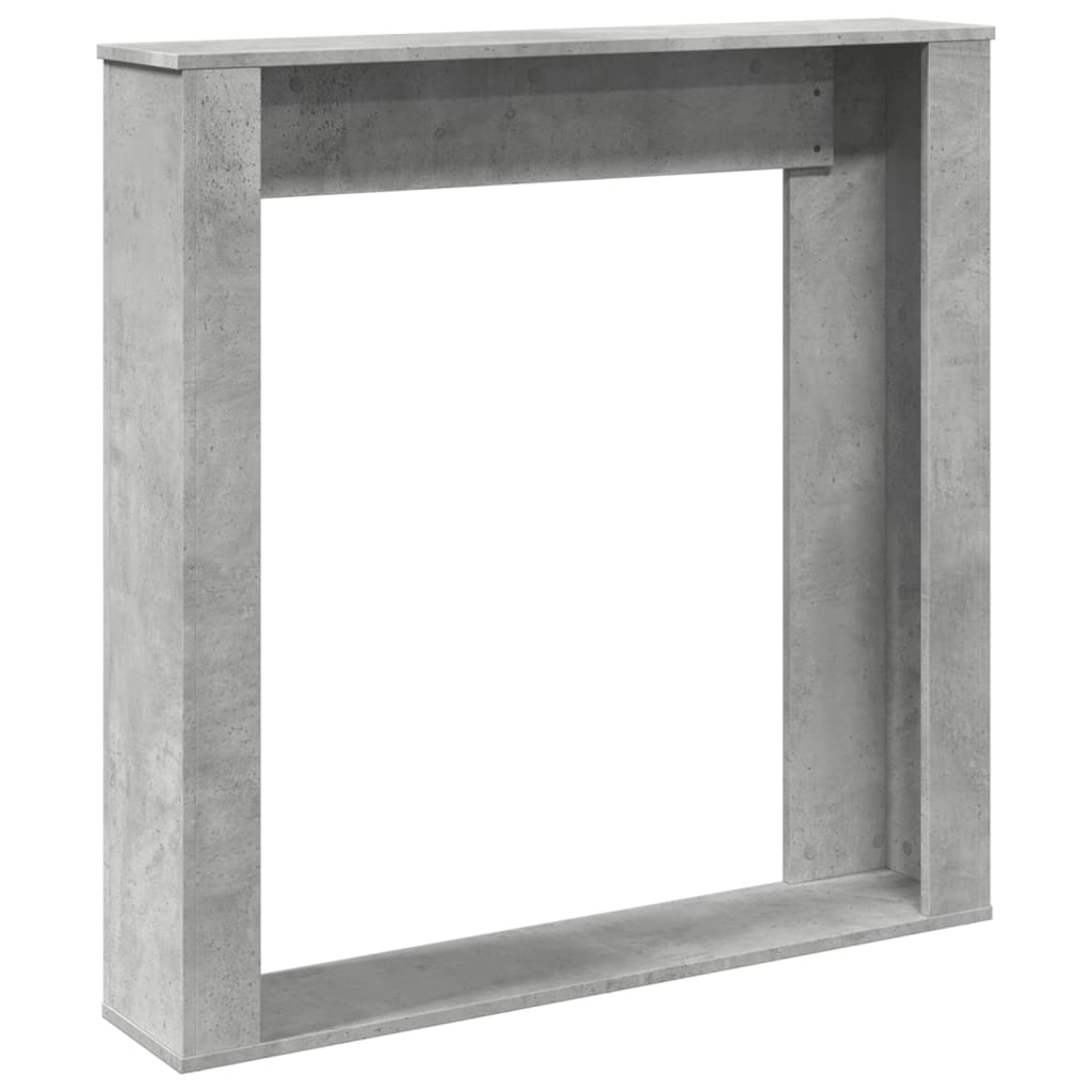 Peisramme betonggrå 100x20x100 cm konstruert tre