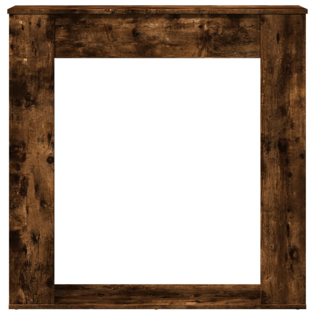 Peisramme røkt eik 100x20x100 cm konstruert tre