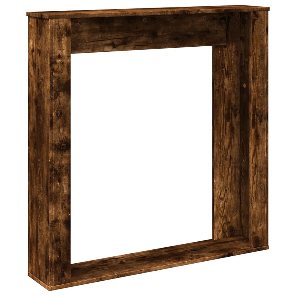 Peisramme røkt eik 100x20x100 cm konstruert tre