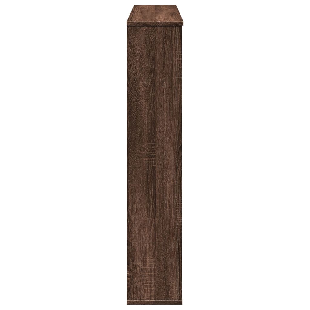 Peisramme brun eik 100x20x100 cm konstruert tre