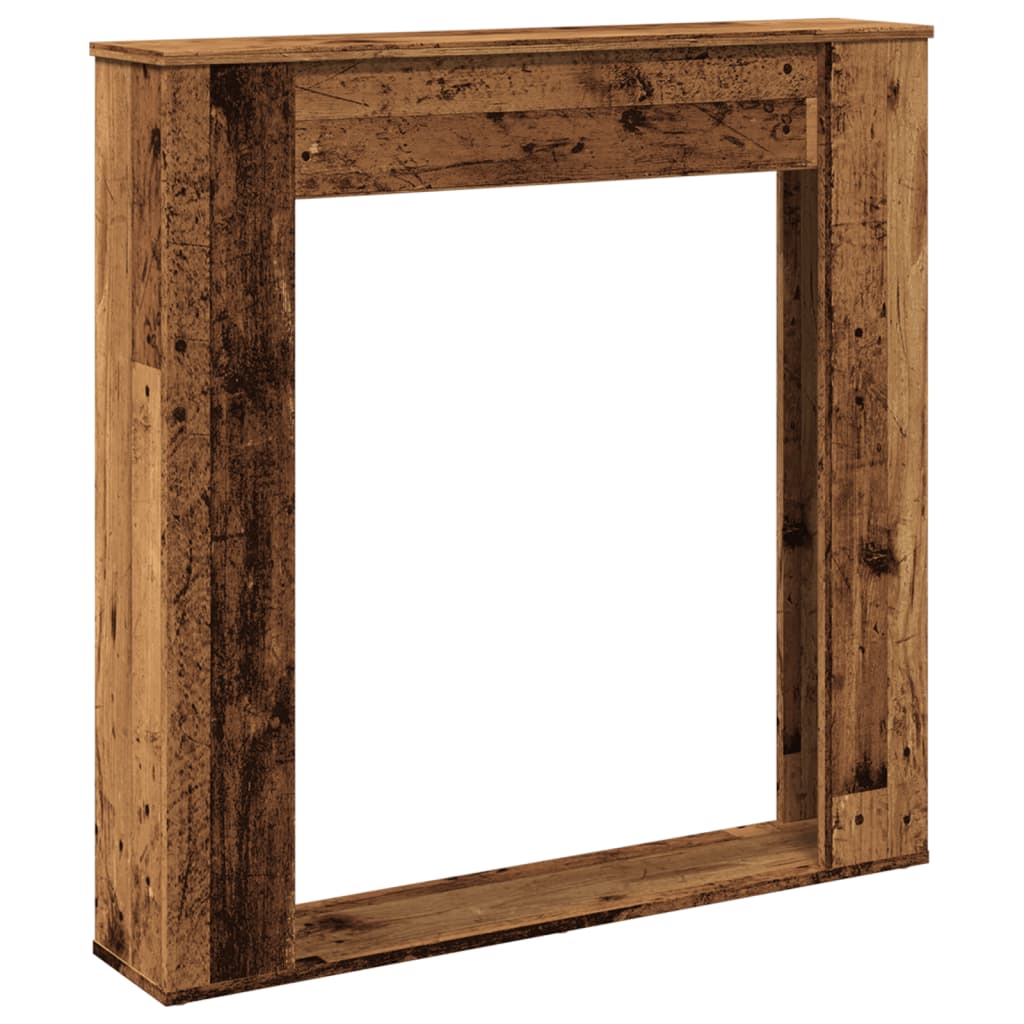 Peisramme gammelt tre 100x20x100 cm konstruert tre vidaXL