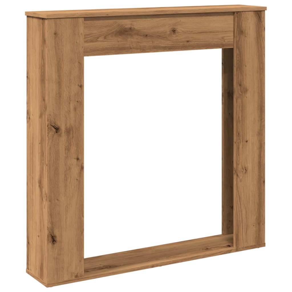 Peisramme artisan eik 100x20x100 cm konstruert tre