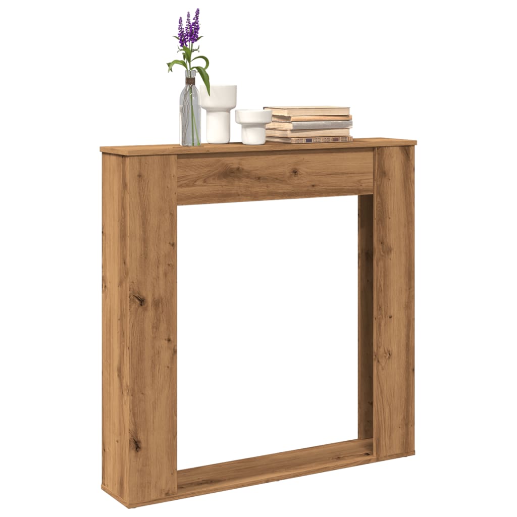 Peisramme artisan eik 100x20x100 cm konstruert tre