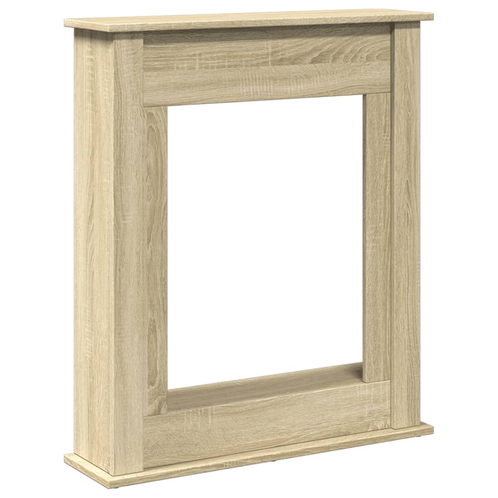 Peisramme sonoma eik 75x20x87,5 cm konstruert tre