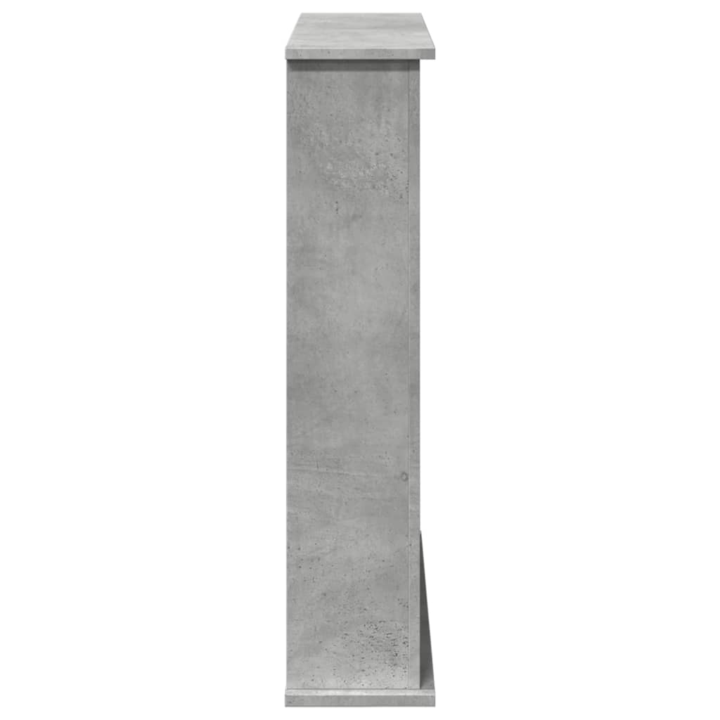 Peisramme betonggrå 75x20x87,5 cm konstruert tre