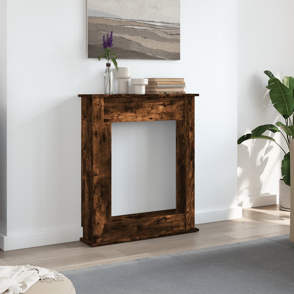 Peisramme røkt eik 75x20x87,5 cm konstruert tre