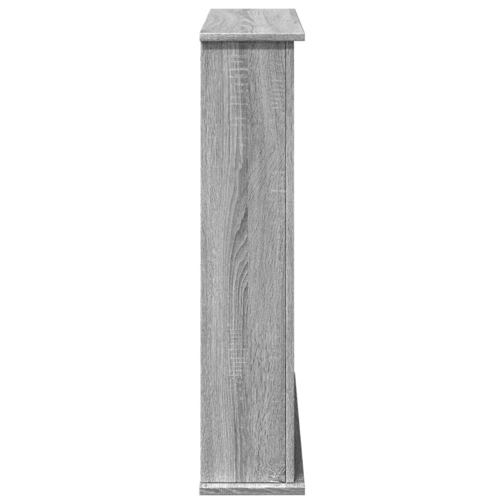 Peisramme grå sonoma 75x20x87,5 cm konstruert tre