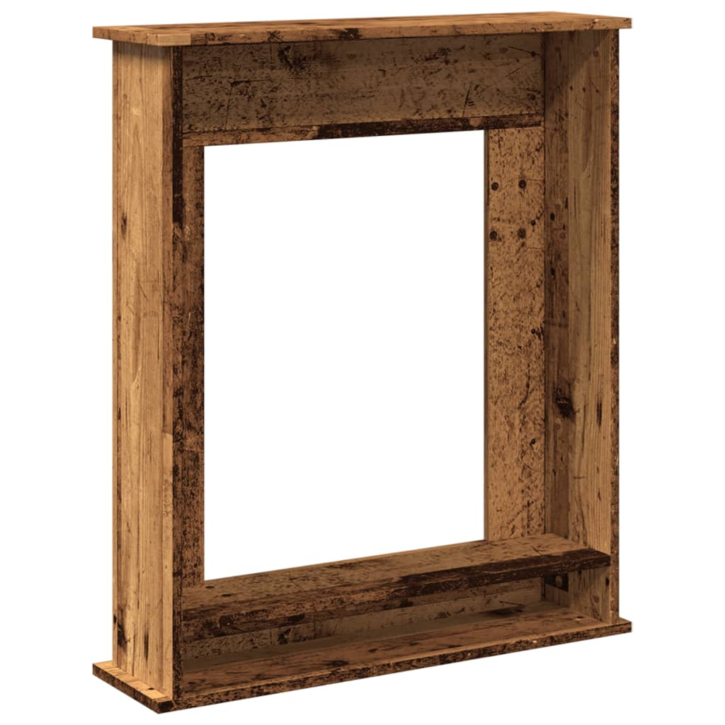 Peisramme gammelt tre 75x20x87,5 cm konstruert tre