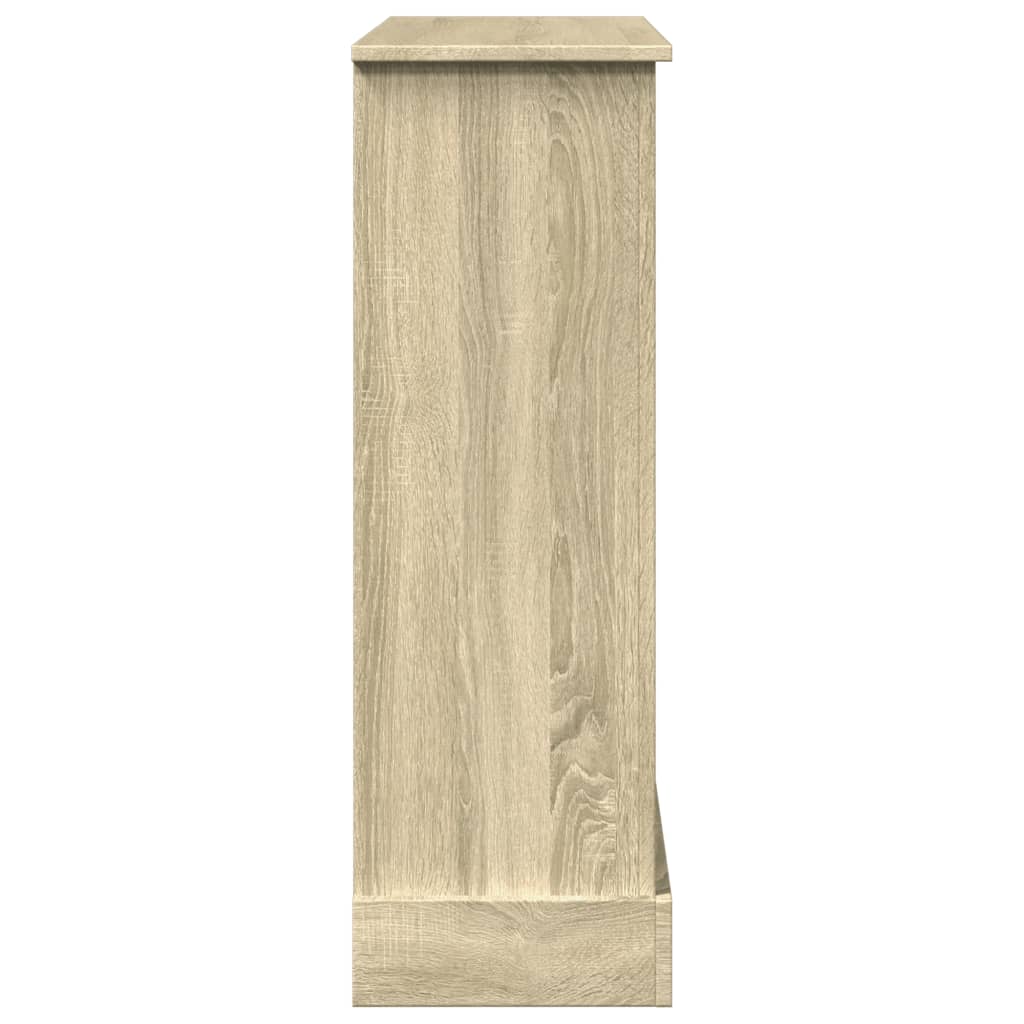 Peisramme sonoma eik 90x30x90 cm konstruert tre
