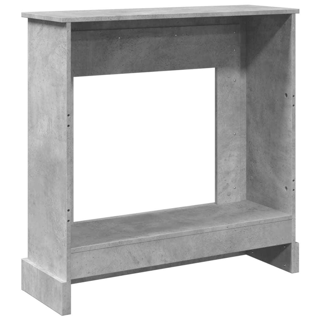 Peisramme betonggrå 90x30x90 cm konstruert tre