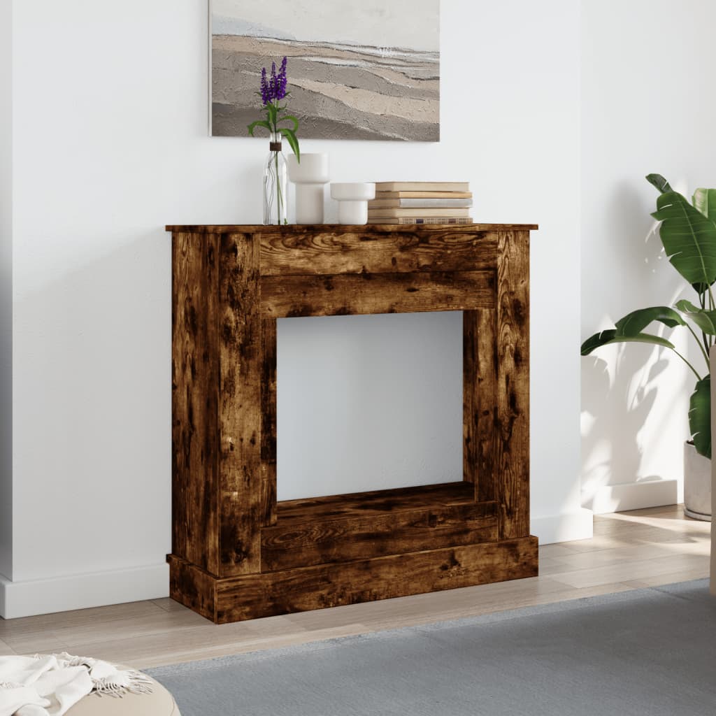 Peisramme røkt eik 90x30x90 cm konstruert tre