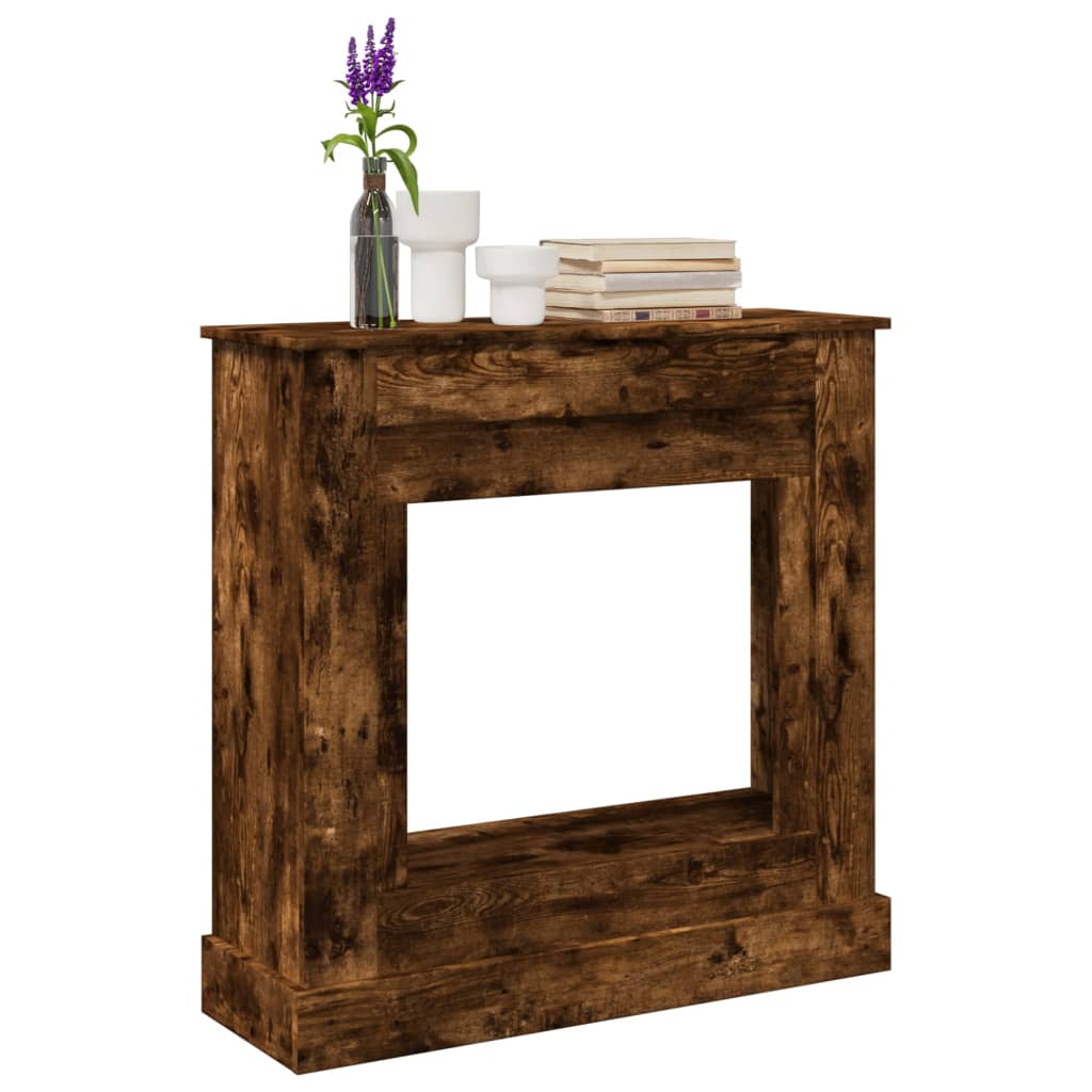 Peisramme røkt eik 90x30x90 cm konstruert tre
