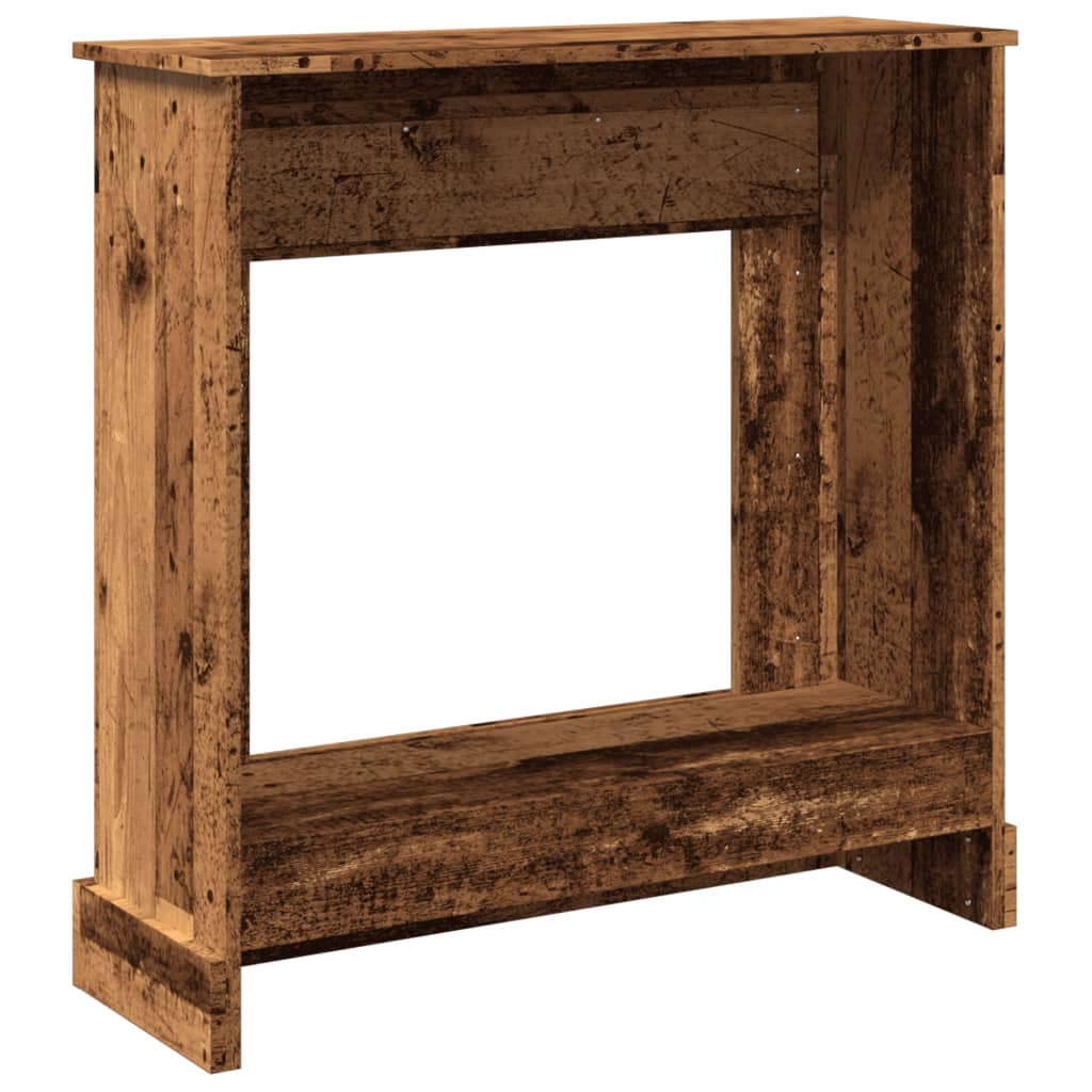 Peisramme gammelt tre 90x30x90 cm konstruert tre