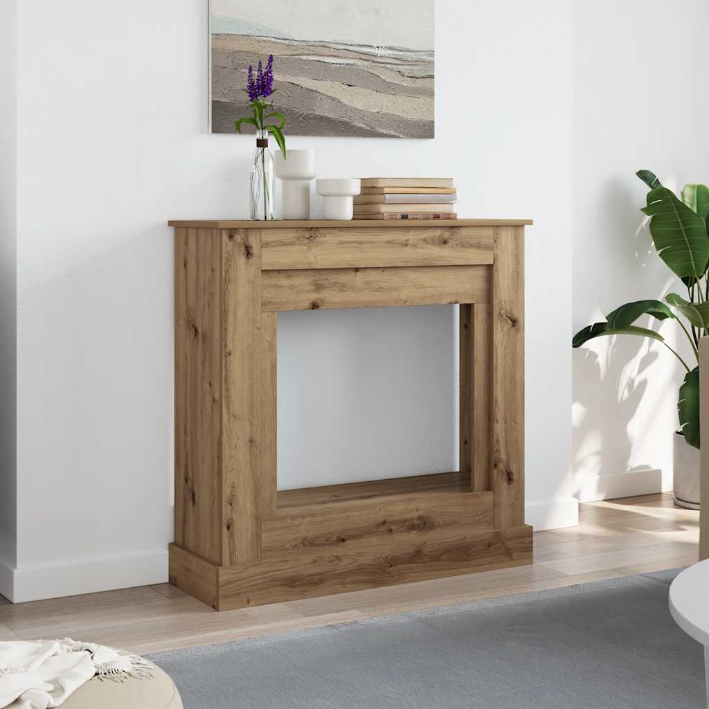 Peisramme artisan eik 90x30x90 cm konstruert tre