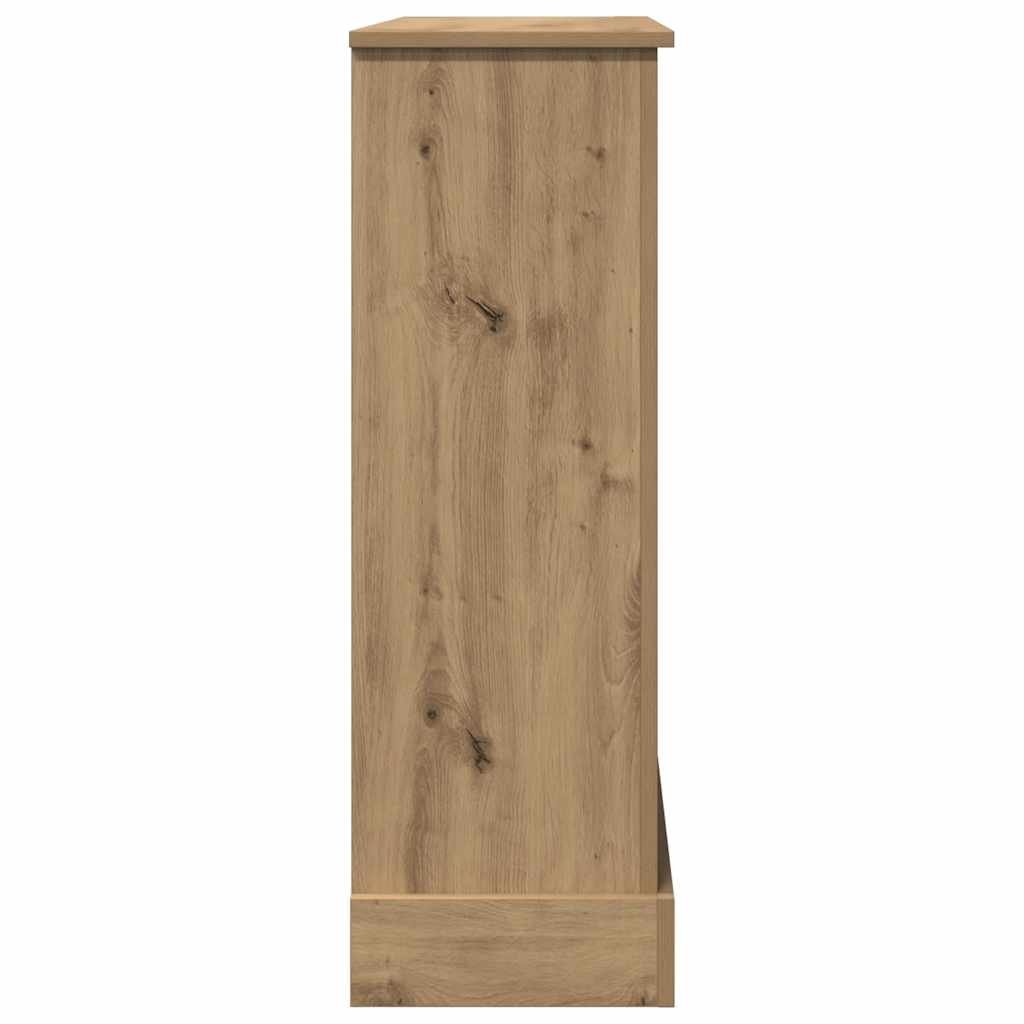 Peisramme artisan eik 90x30x90 cm konstruert tre