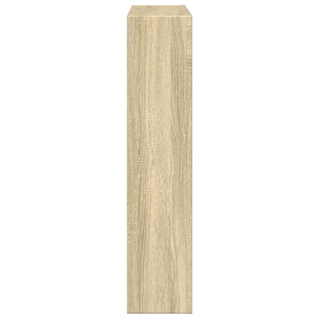 Peisramme sonoma eik 81x18x82 cm konstruert tre