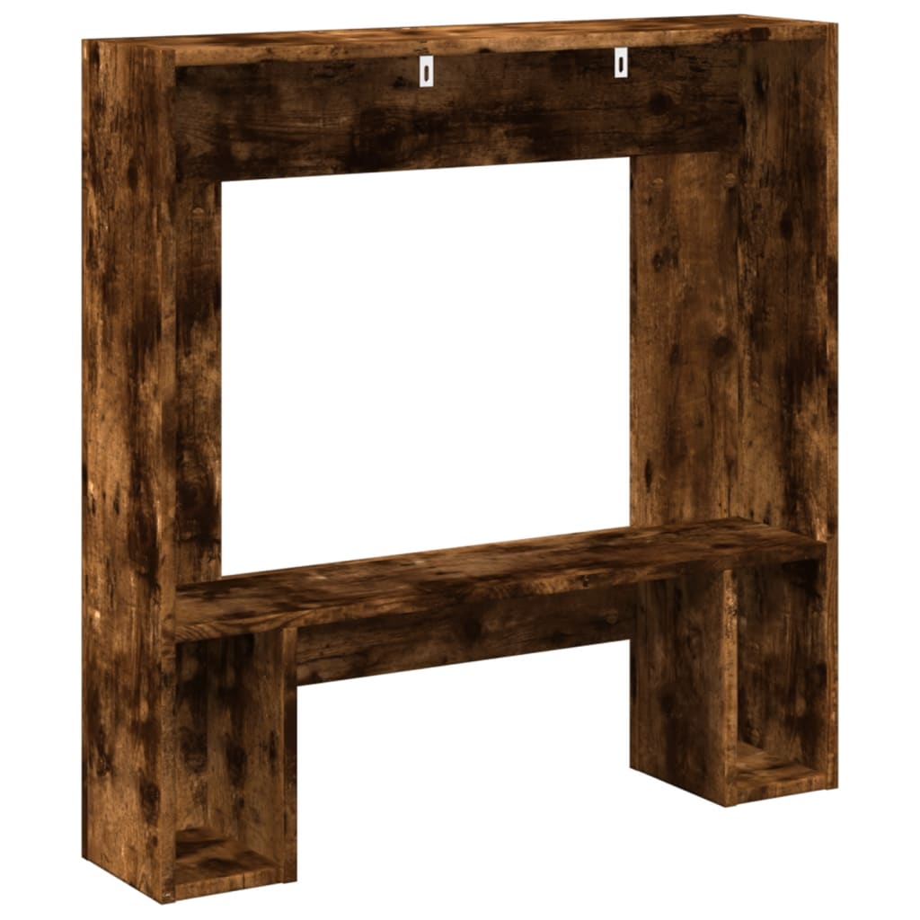 Peisramme røkt eik 81x18x82 cm konstruert tre