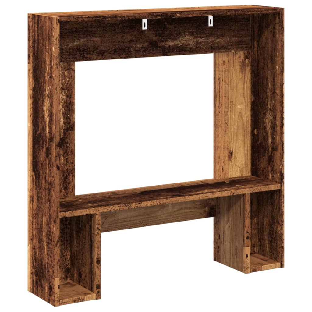 Peisramme gammelt tre 81x18x82 cm konstruert tre
