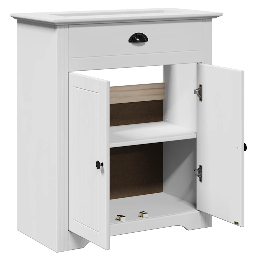 Servantskap BODO hvit 70x35x80 cm vidaXL