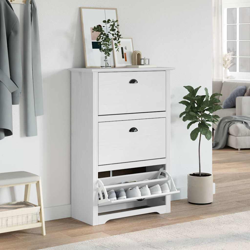 Skostativ BODO hvit 80x35x118 cm