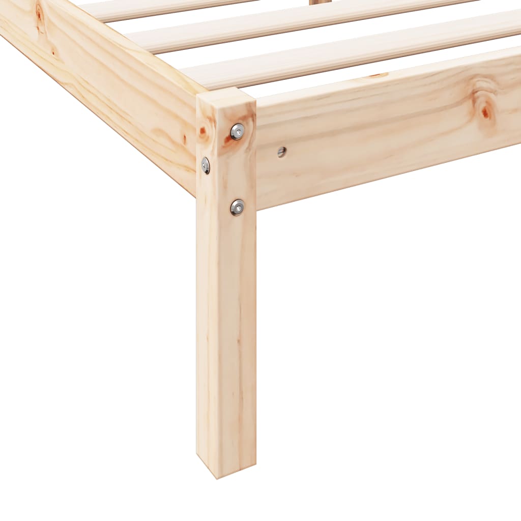 Ekstra lang sengeramme uten madrass 80x210 cm heltre furu