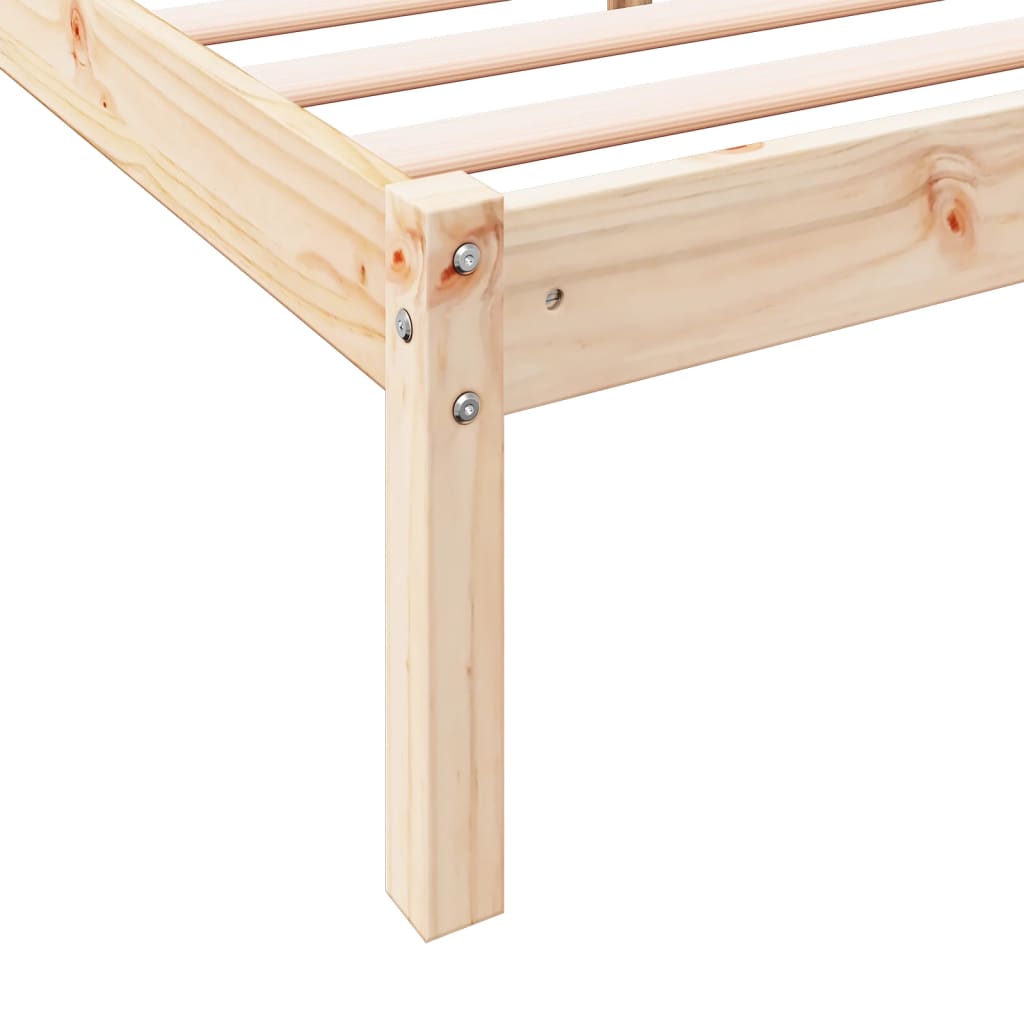 Ekstra lang sengeramme uten madrass 200x220 cm heltre furu