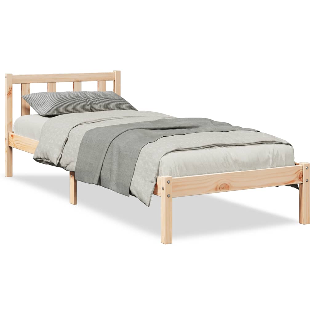 Ekstra lang sengeramme uten madrass 90x210 cm heltre furu
