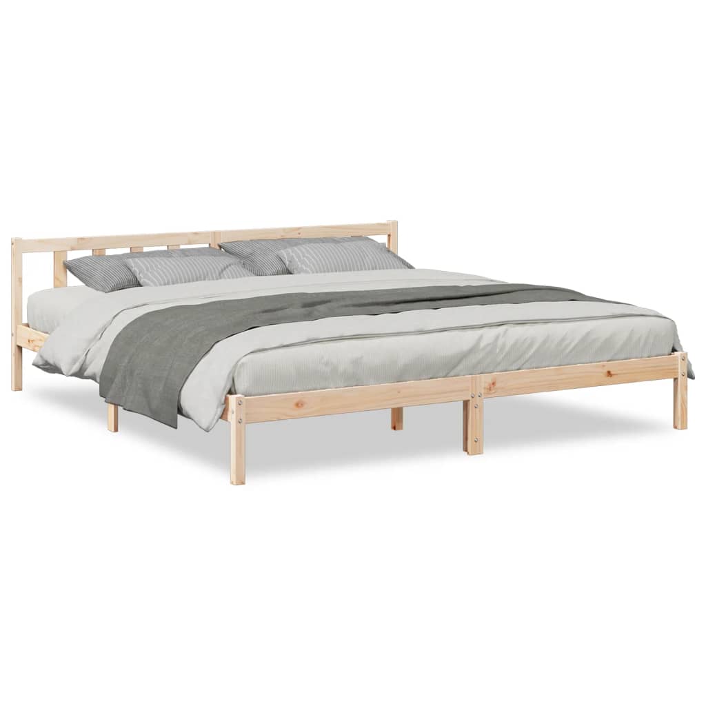 Ekstra lang sengeramme uten madrass 200x210 cm heltre furu
