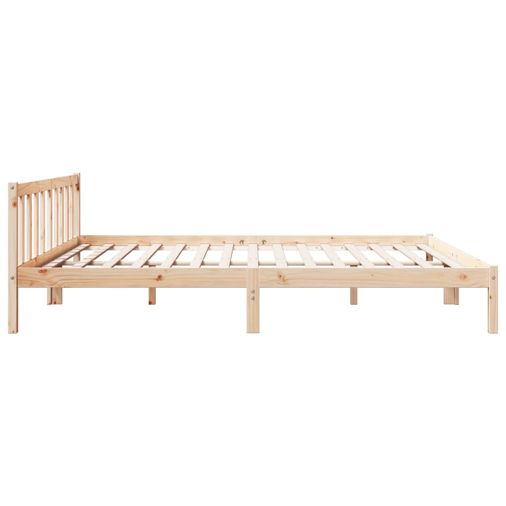Ekstra lang sengeramme uten madrass 200x210 cm heltre furu