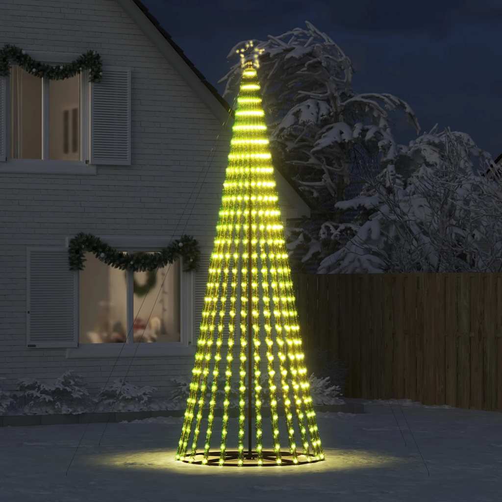 LED Juletre 1028 LEDs Varm Hvit 403 cm