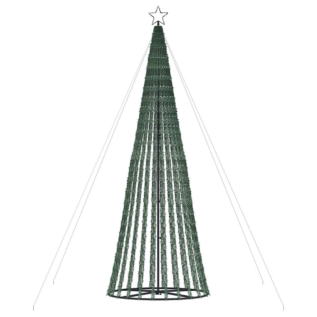 LED Juletre 1028 LEDs Varm Hvit 403 cm