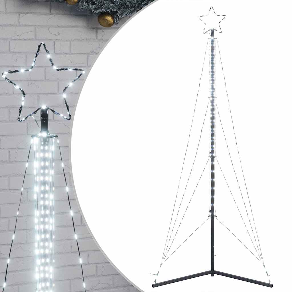 LED Juletre 483 LEDs Kald Hvit 240 cm