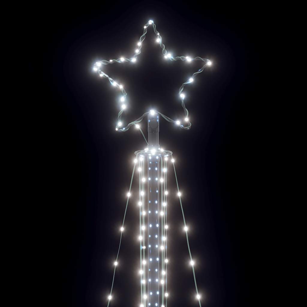 LED Juletre 483 LEDs Kald Hvit 240 cm
