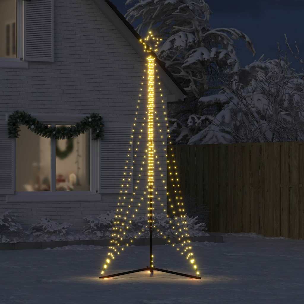LED Juletre 525 LEDs Varm Hvit 302 cm
