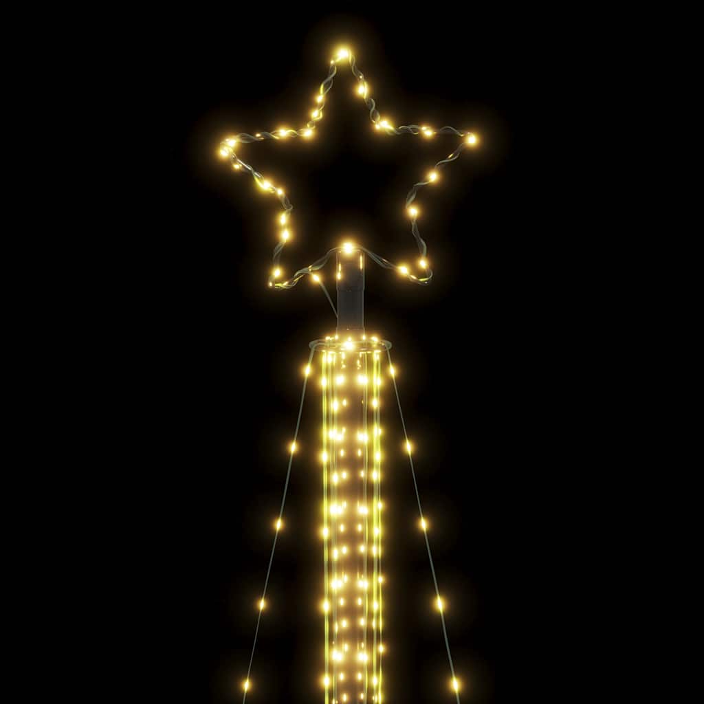 LED Juletre 525 LEDs Varm Hvit 302 cm