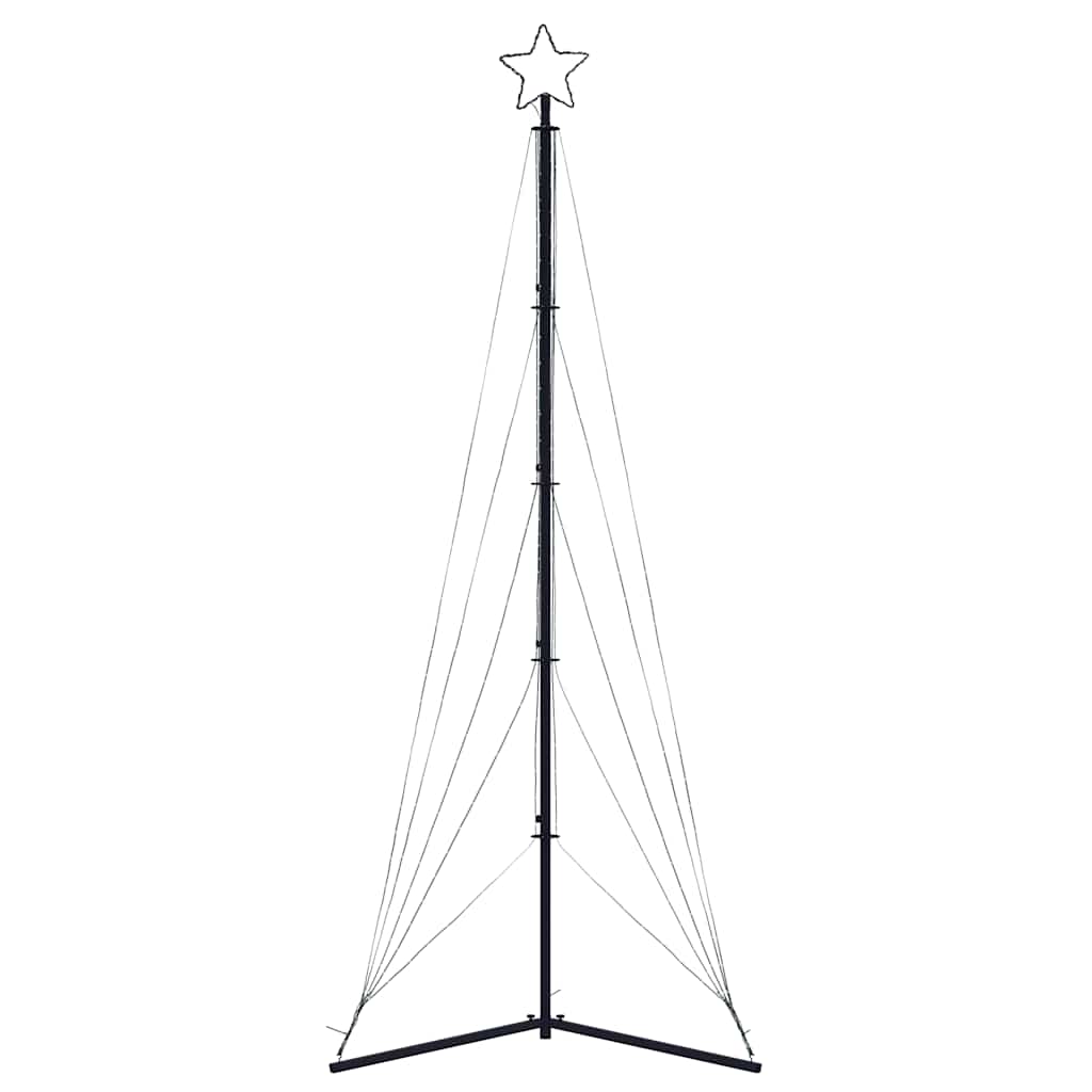 LED Juletre 525 LEDs Blå 302 cm