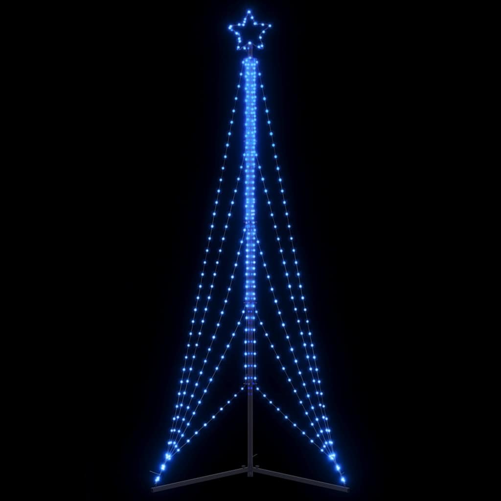 LED Juletre 525 LEDs Blå 302 cm