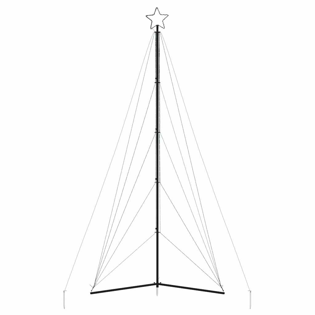 LED juletre 615 LEDs Varm Hvit 404,5 cm