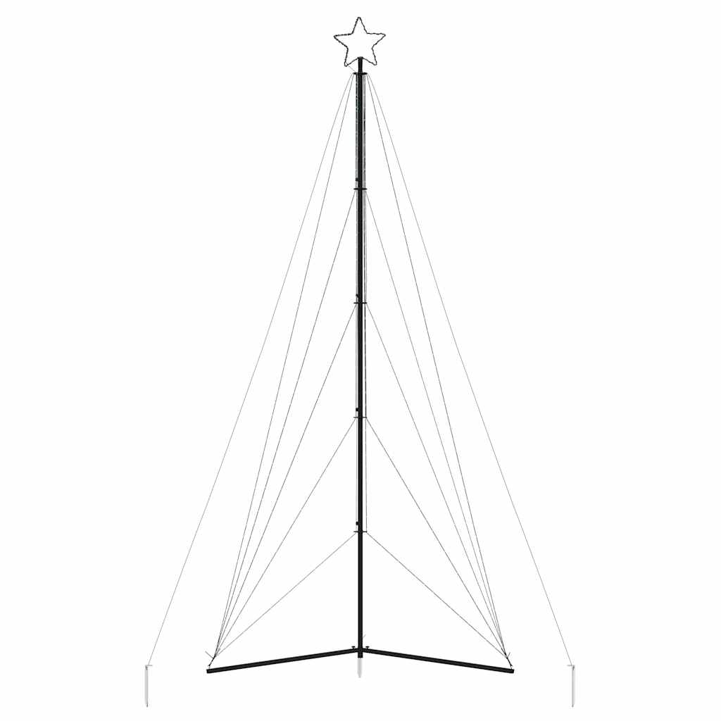 LED Juletre 615 LED Fargerike 404,5 cm