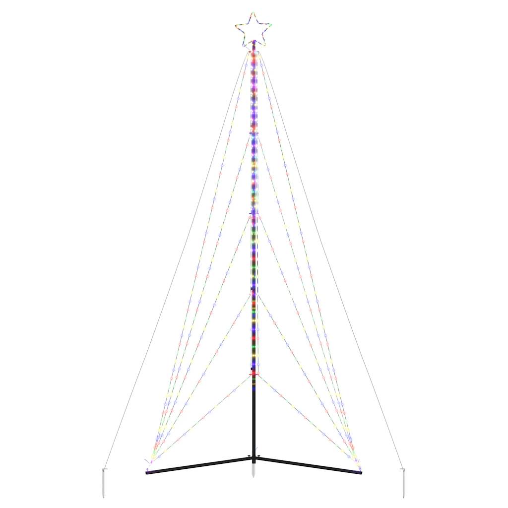 LED Juletre 615 LED Fargerike 404,5 cm