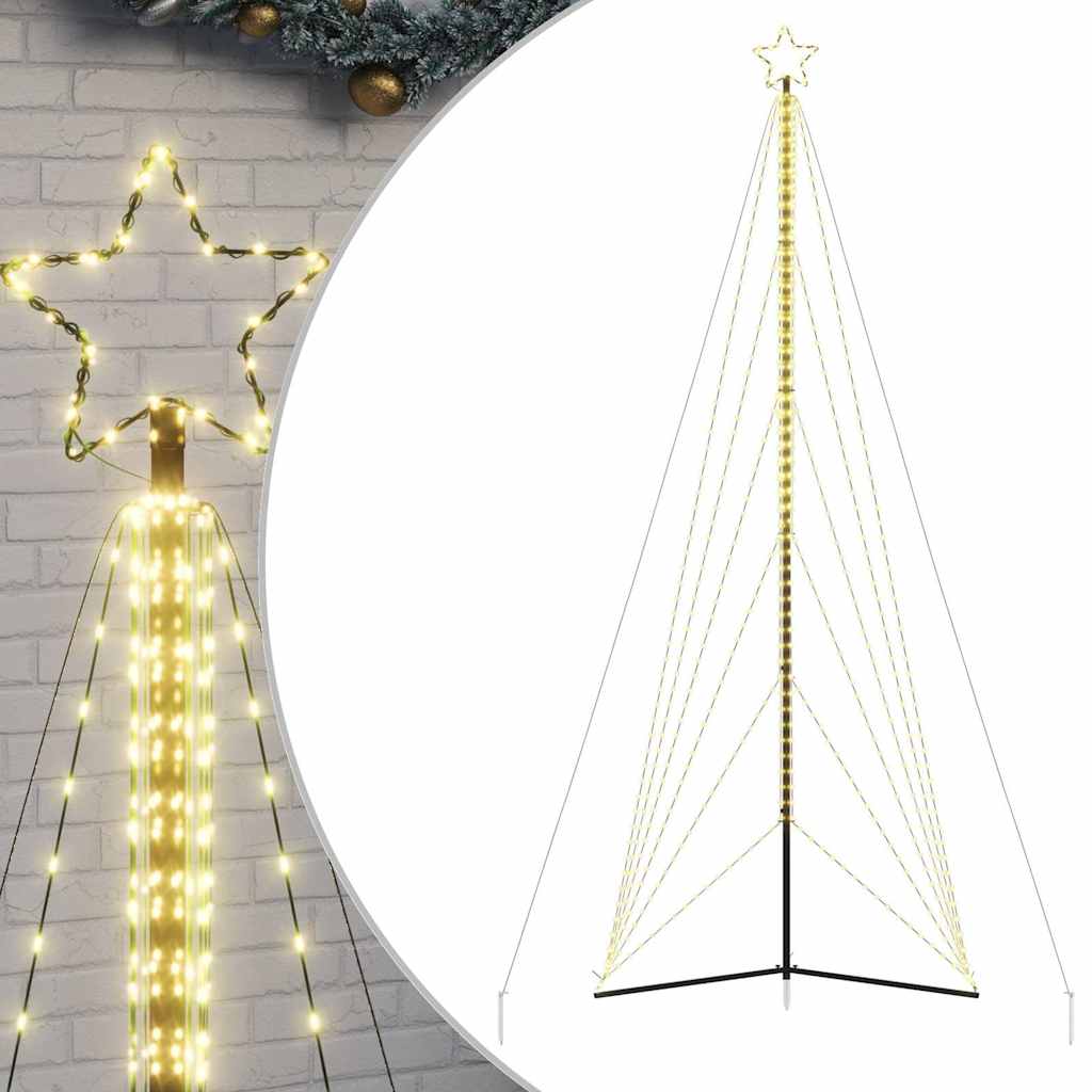 LED Juletre 861 LEDs Varm Hvit 478 cm