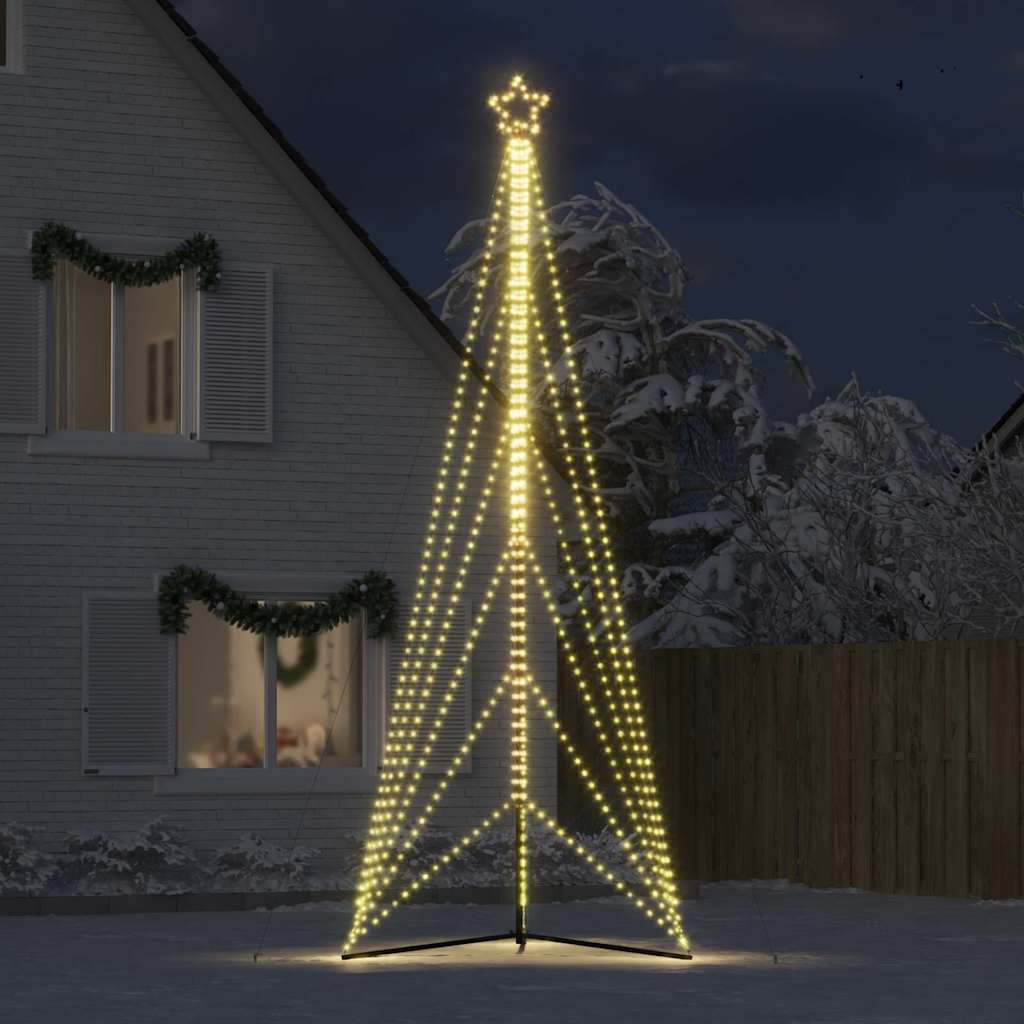 LED Juletre 861 LEDs Varm Hvit 478 cm