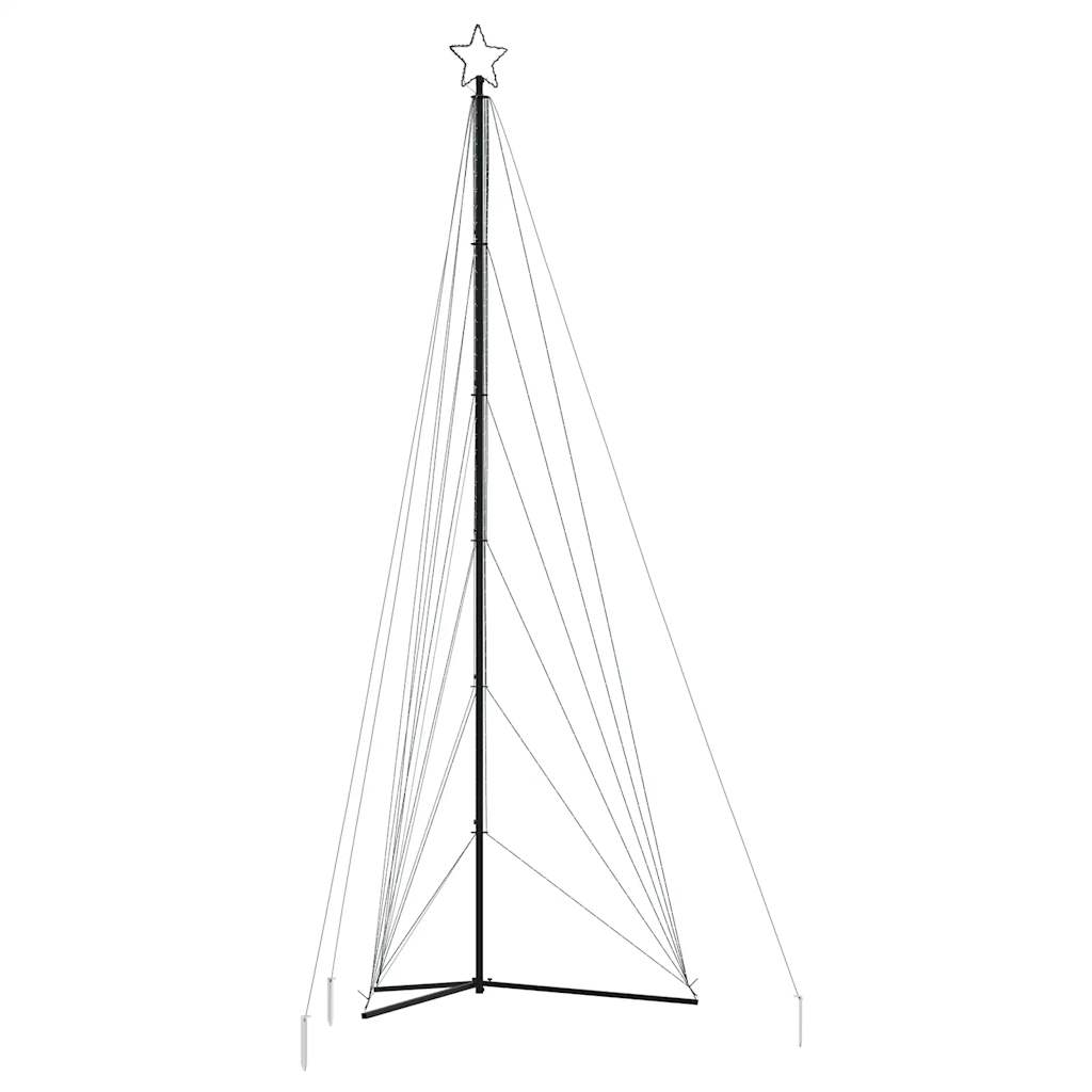 LED Juletre 861 LEDs Kald Hvit 478 cm