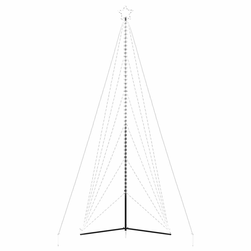 LED Juletre 861 LEDs Kald Hvit 478 cm